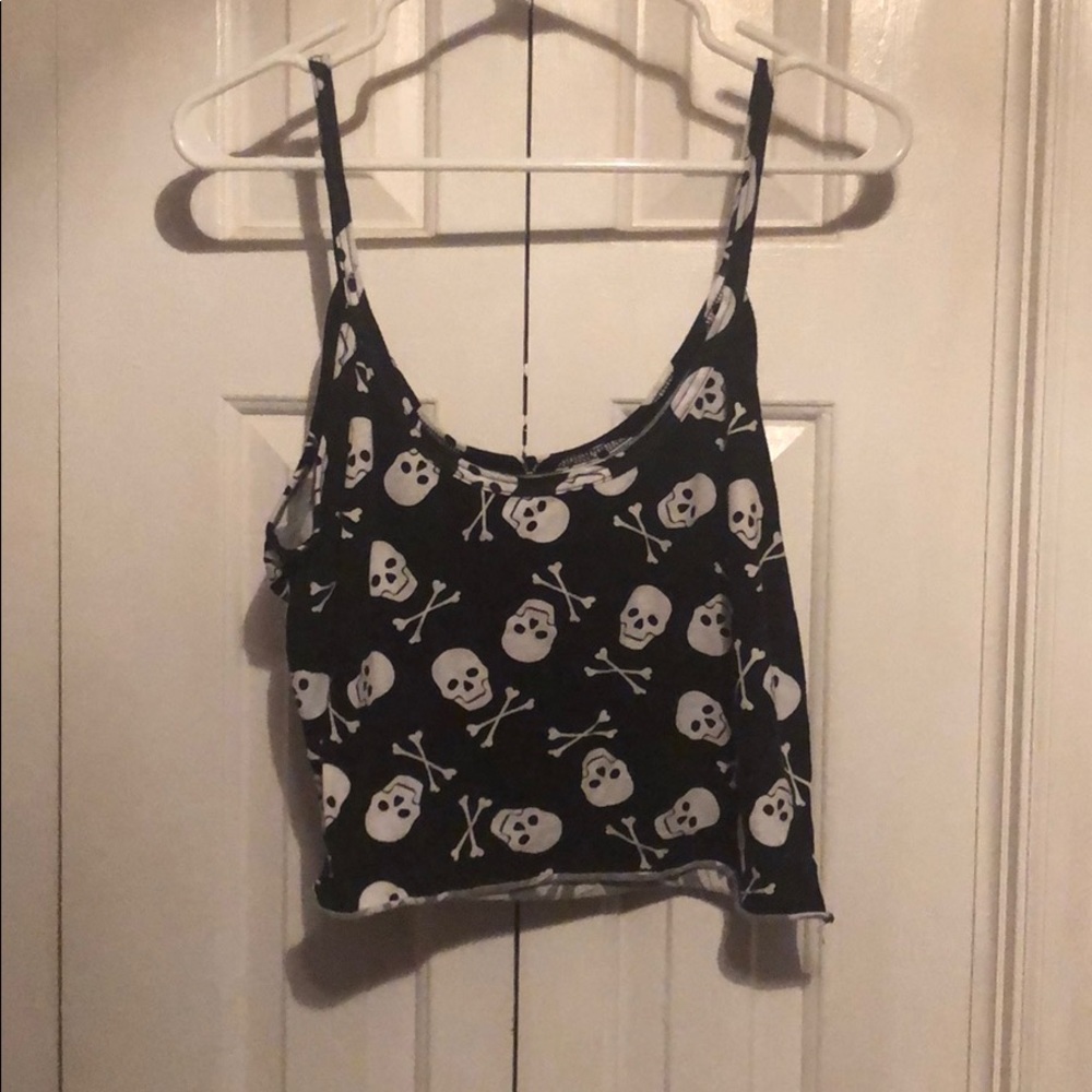 Skull Crop Top